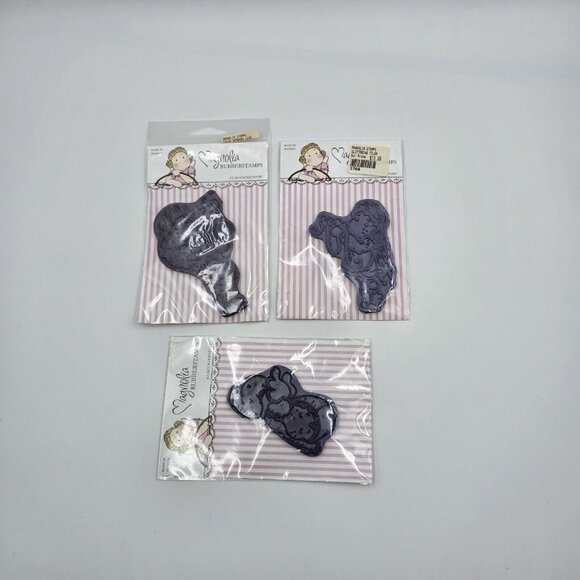 Magnolia Tilda Cling Rubber Stamps Spreads Love Glittering Tilda Sleeping Baby - Picture 3 of 16